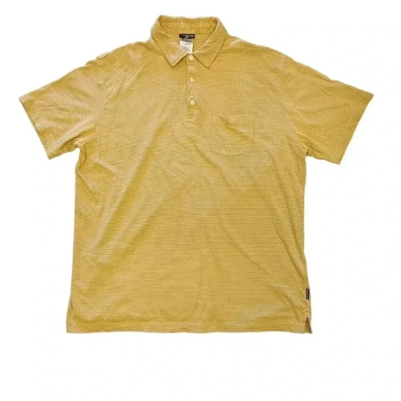 Patagonia Golf Polo Shirt Yellow Size XL - Picture 5 of 8